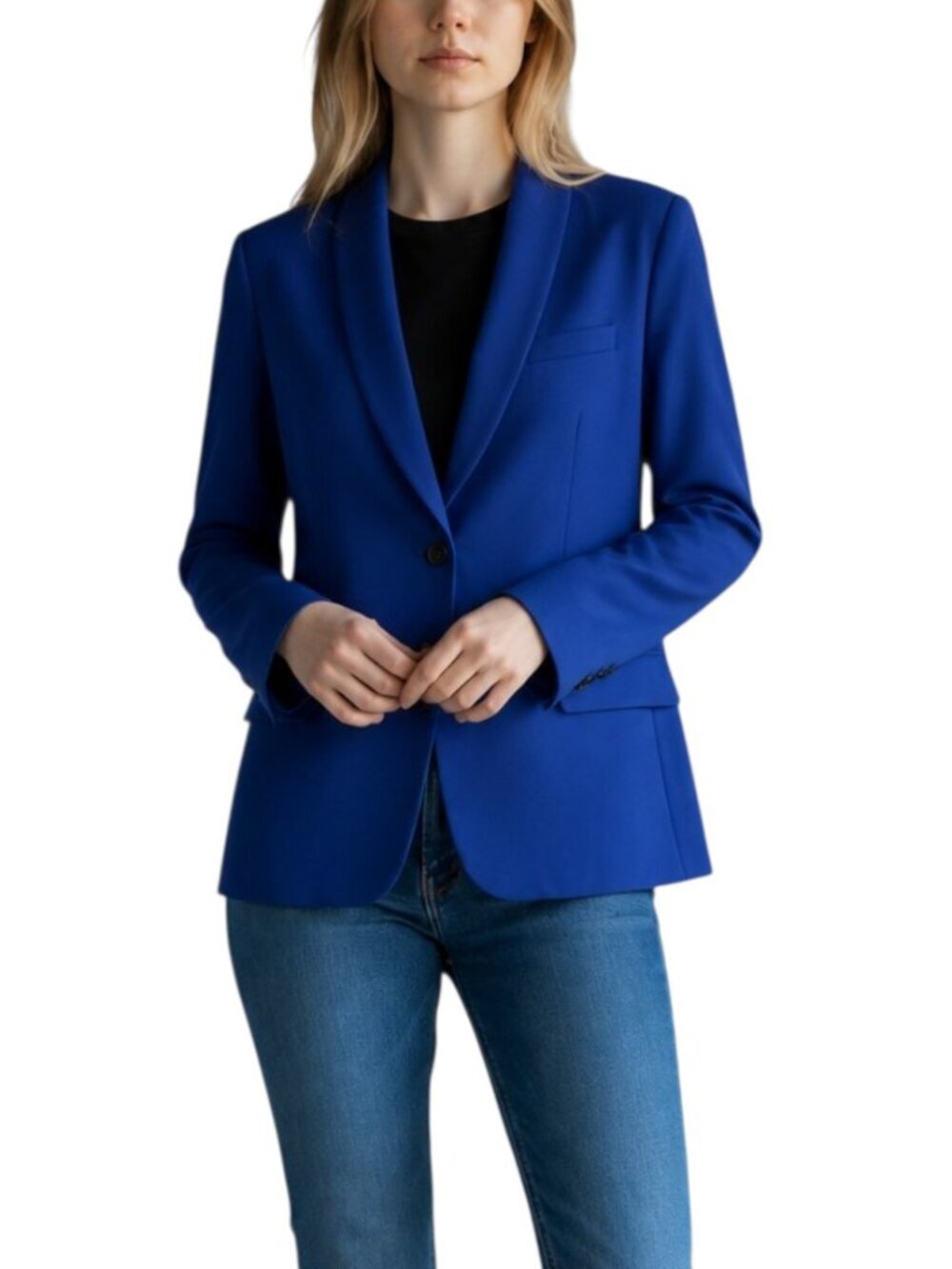 J. Crew Schoolboy Royal Blue 2 Button Front Blazer